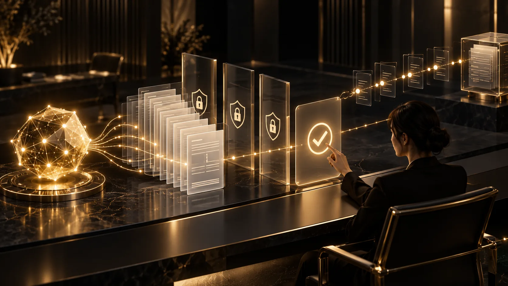 AI assisted document review with human oversight