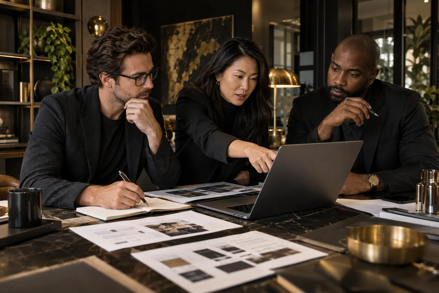 Product team reviewing an automation workflow