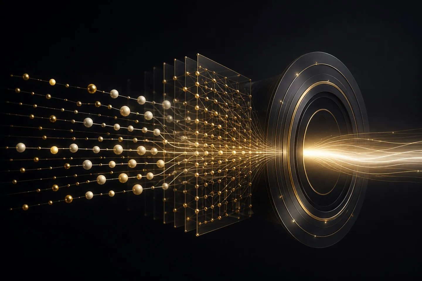 Abstract visual representing AI prompt engineering