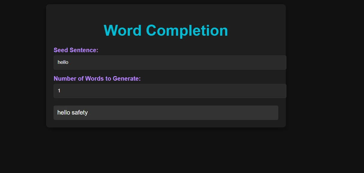 Word completion interface (3)